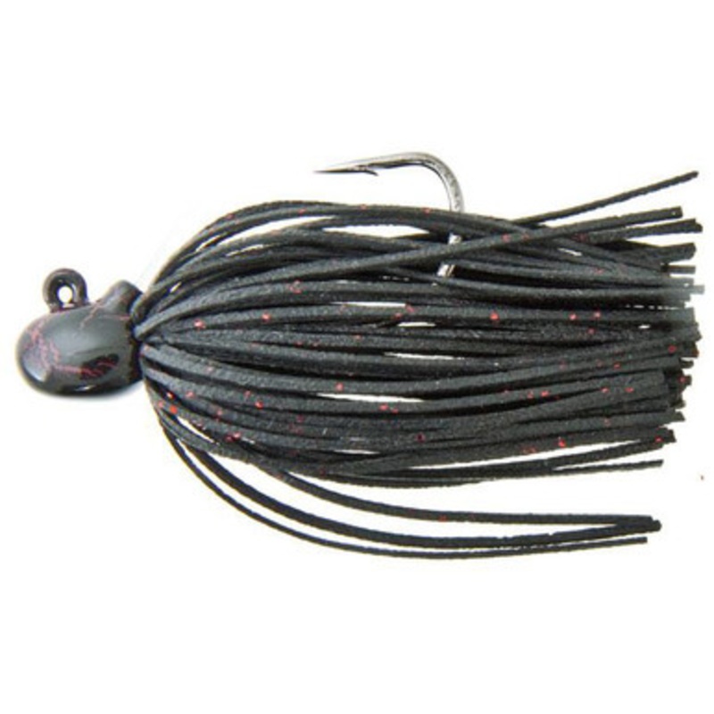 Molix Nano Jig – 3/16oz – Black Red Flake
