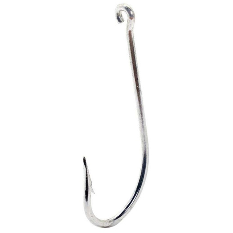 Mustad O’Shaughnessy TB Duratin Open Eye Hook 34091D-28 – Size 8/0