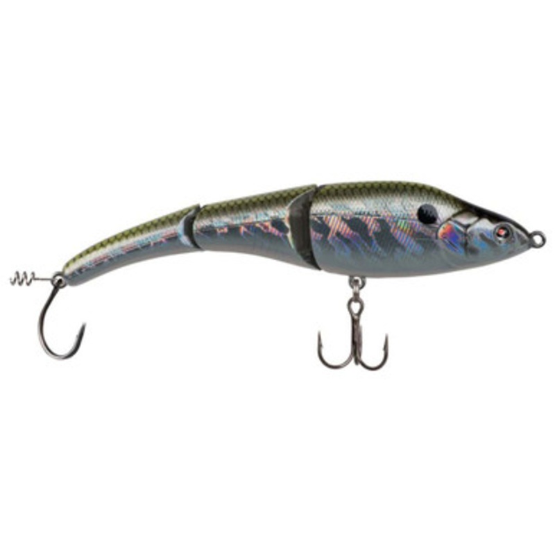 Sebile Magic Swimmer Lure – 9in Slow Sinking Holo Greenie