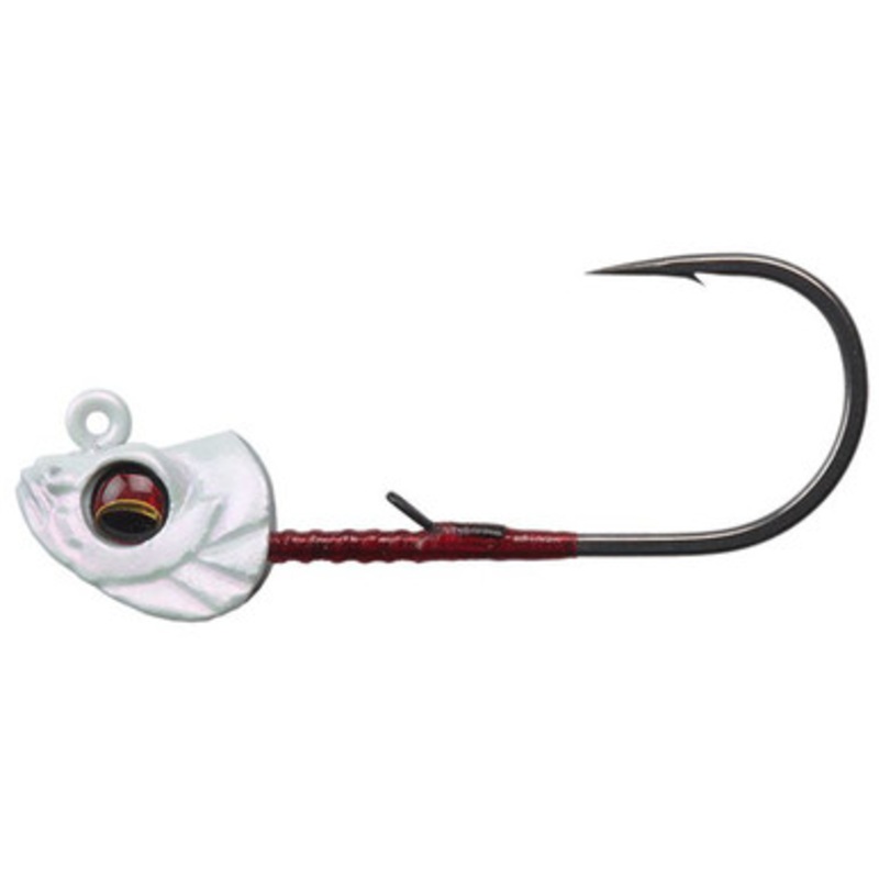 Megabass Okashira Jig Head – 1/8oz – Spawn Kill