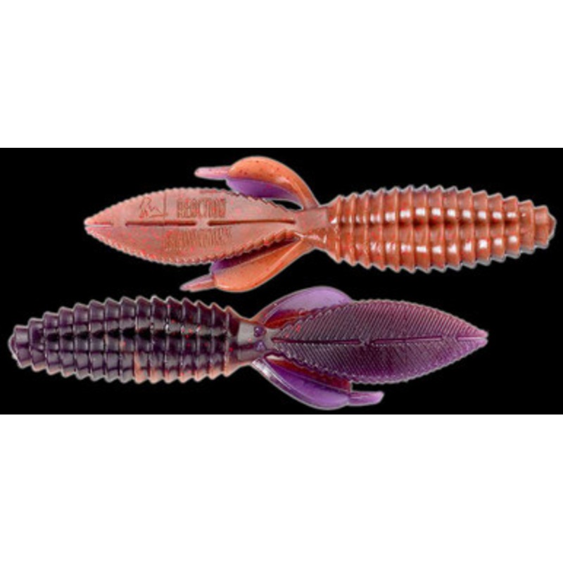 Reaction Innovations Sweet Beaver Bait – Oxblood 10pk