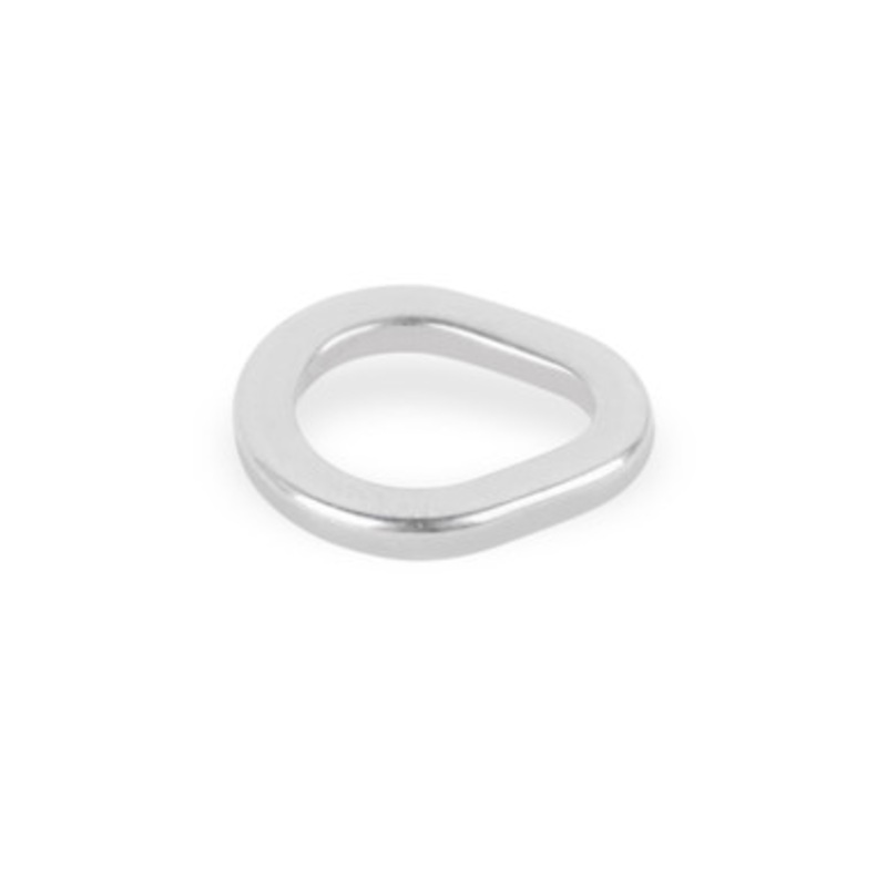 Mustad MA106 Stainless Steel Teardrop Ring – SS – 8 Pack