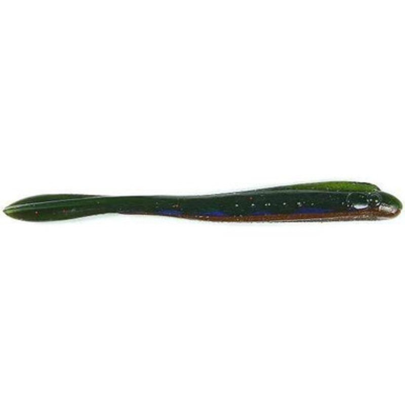 Roboworm SN-829Y 4 in. FX Sculpin Worm – Aaron’s Magic/Red & Blk