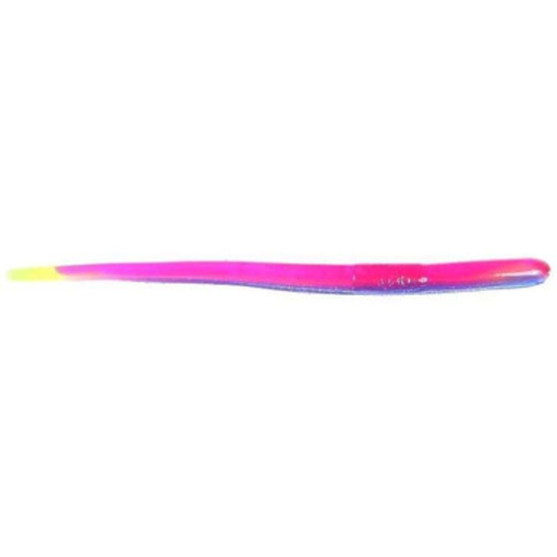Roboworm SR-HK30 Straight Tail Worm – 6 in. – Morning Dawn Chartreuse