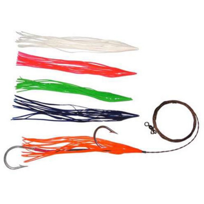 Offshore Custom Tackle 3000 Shark Rig with Skirt Pink