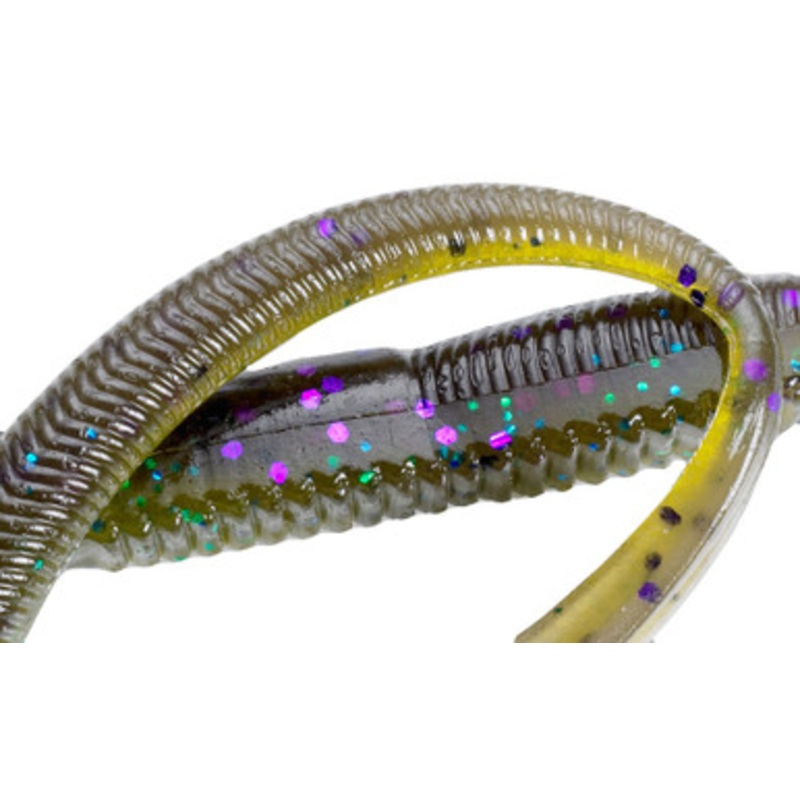 Reaction Innovations The Flirt Finesse Worm – Sprayed Grass 15pk