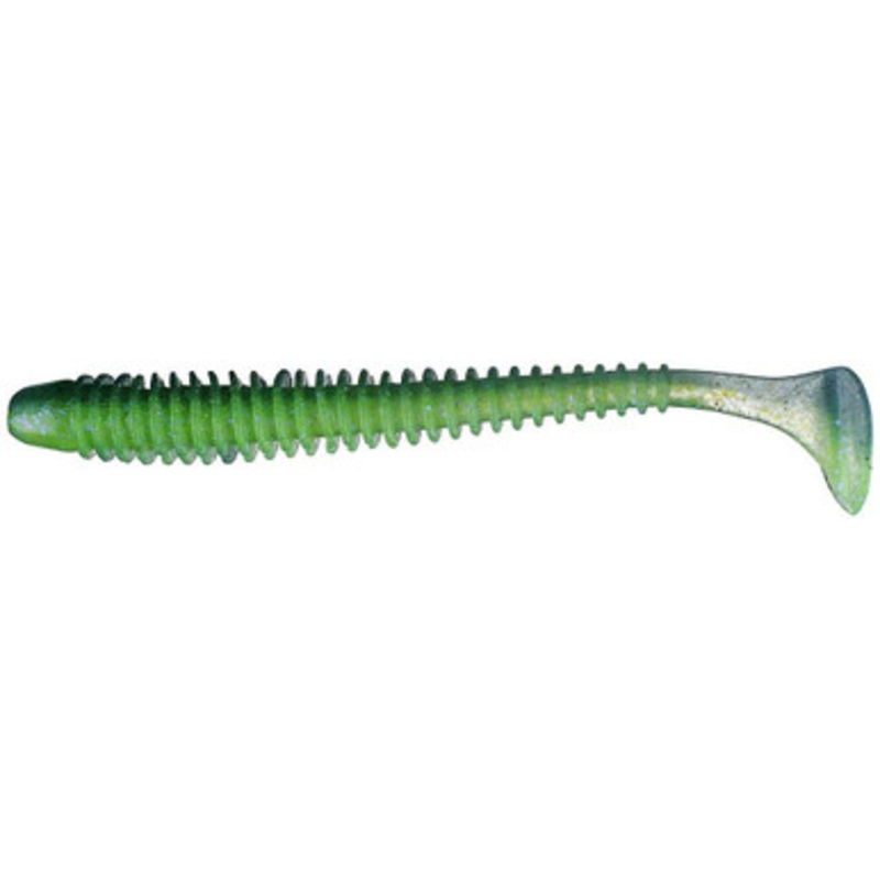 Keitech SW35 Swing Impact 3.5” Swimbait 450 Electric Blue & Chartreuse