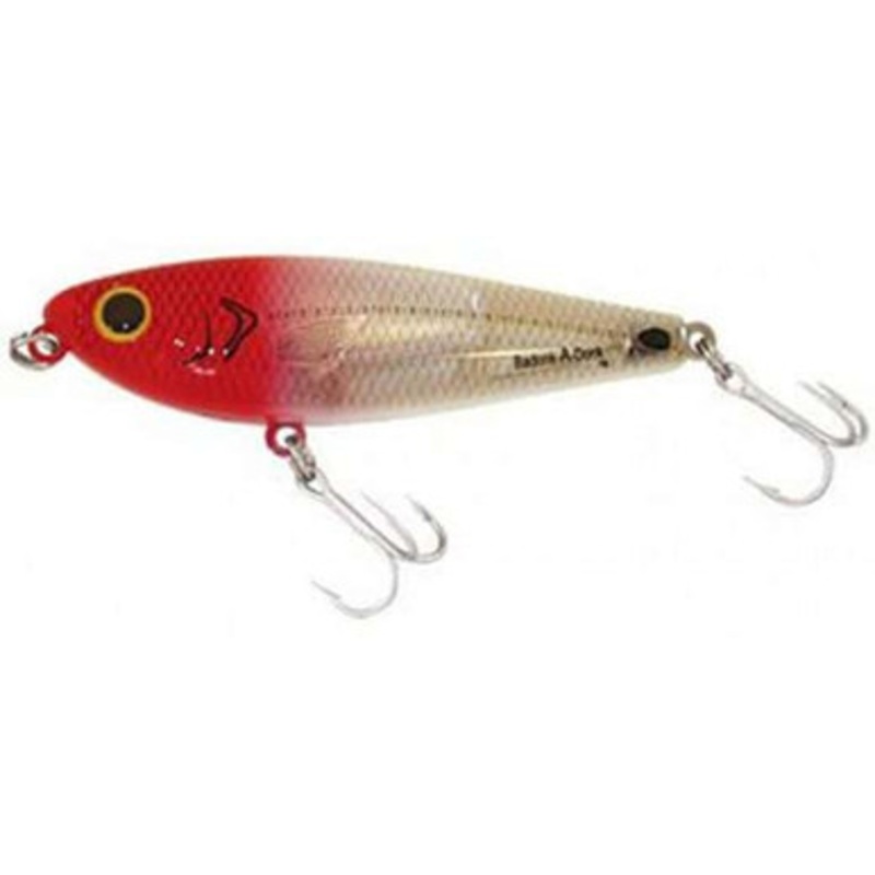 Bomber BSWDTL3 Badonk-A-Donk Topwater Lures 345 Red Head Flash