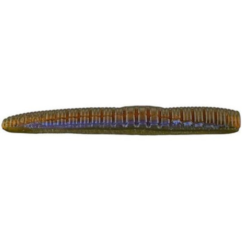 Roboworm Ned Worm – 3” – Aaron’s Green Pumpkin