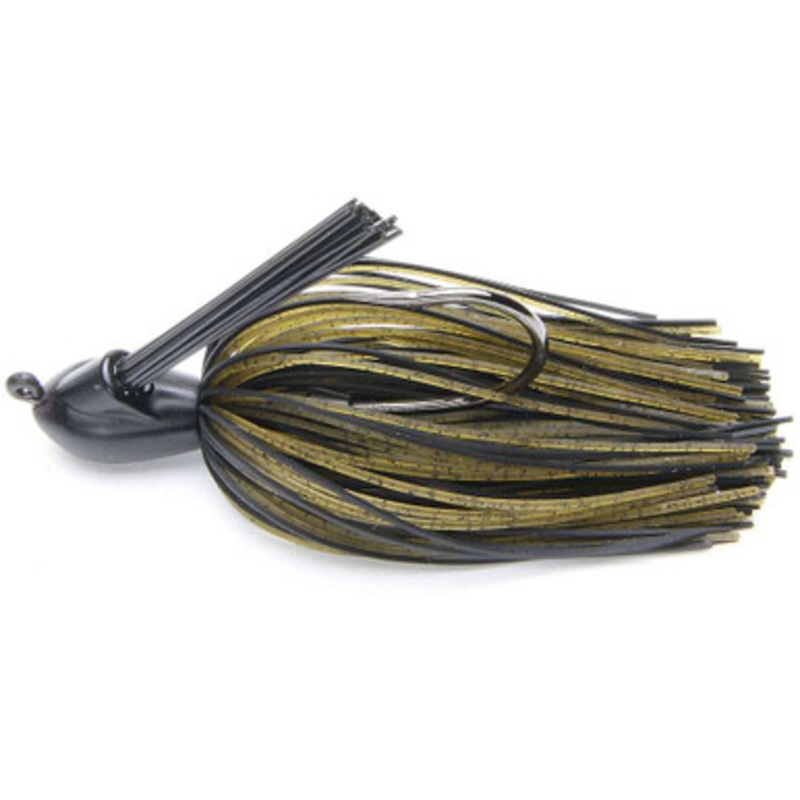 Keitech RJ14 Tungsten Model I Casting Jig 1/4oz 103 Green Pumpkin / Black
