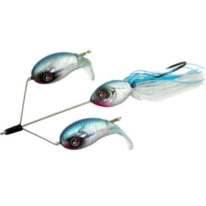 River2Sea Double Plopper Buzzbait Lure – Blue Blood