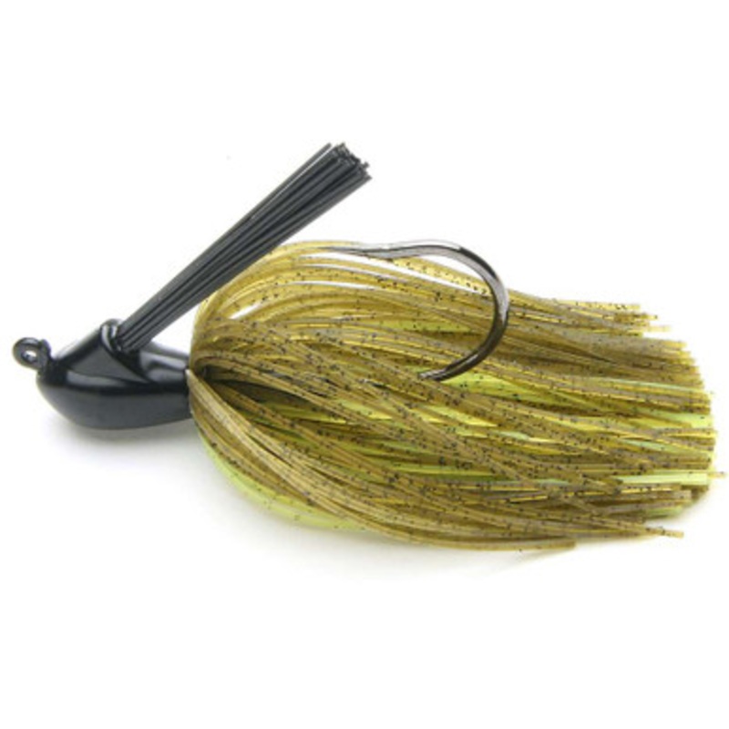 Keitech RJ38 Tungsten Model I Casting Jig 3/8oz 401 Green Pumpkin / Chartreuse
