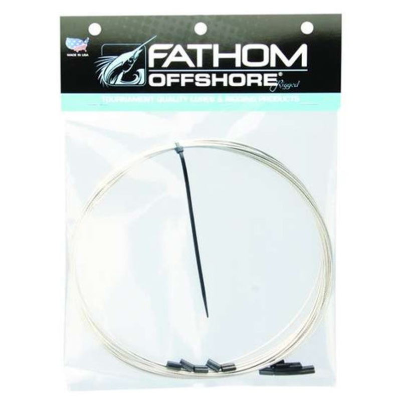 Fathom Offshore CBL-920 Cable 49 Strand SS – 920 lb. – 30 ft. Coil