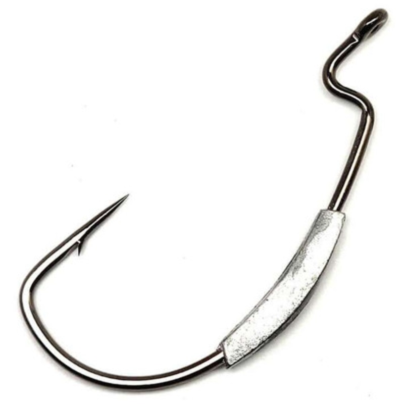 Gamakatsu 74413-1/8 Superline EWG Weighted Worm Hook – Size 3/0