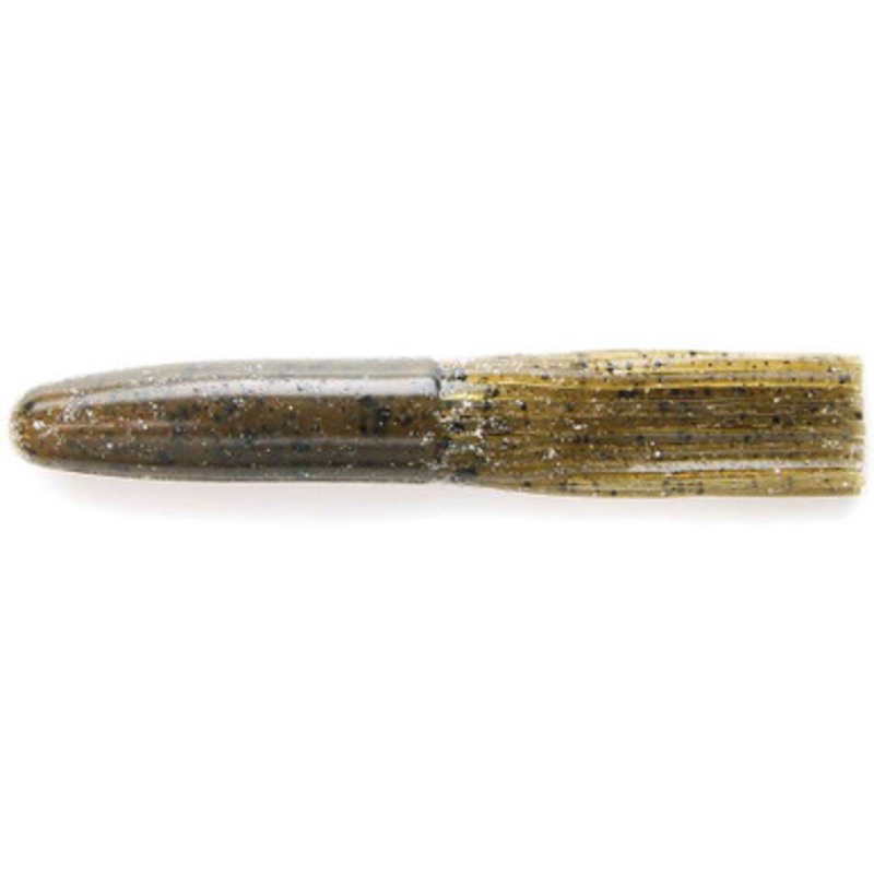 Keitech SCT425 Salty Core Tube 4.25” Soft Bait 101 Green Pumpkin PP
