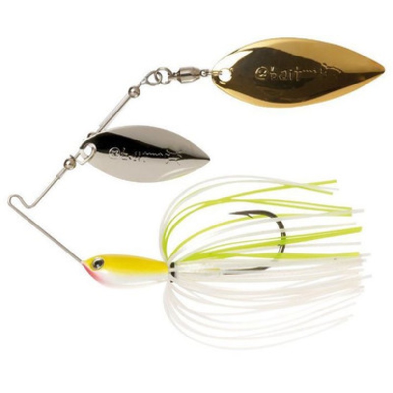 Molix Water Slash DW Spinnerbait – 3/8oz – White/Chart