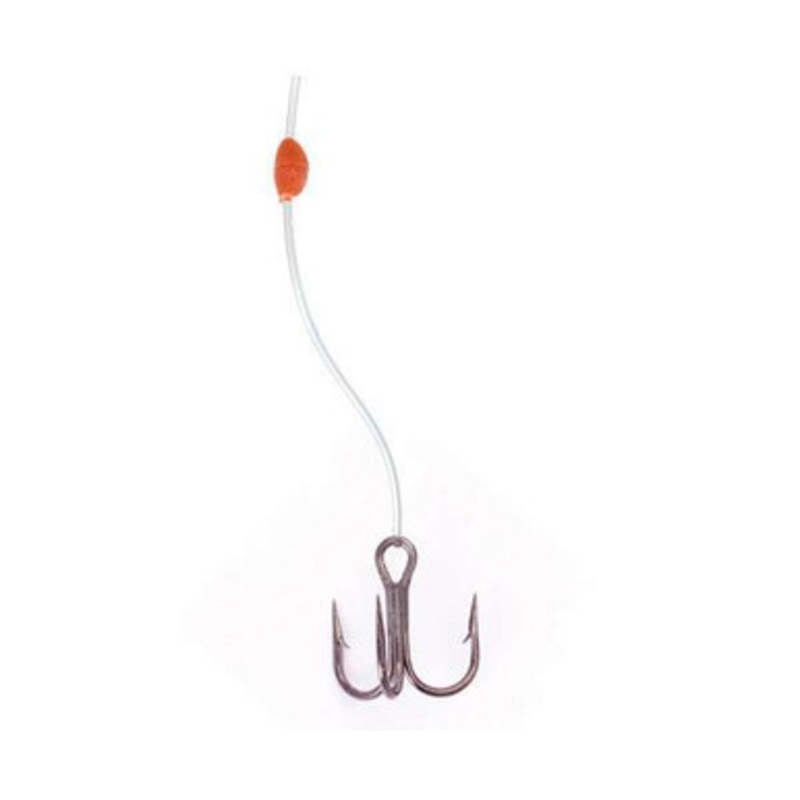 Eagle Claw Lazer Sharp L950G 2X Stinger Treble Snell Hooks – Size 8