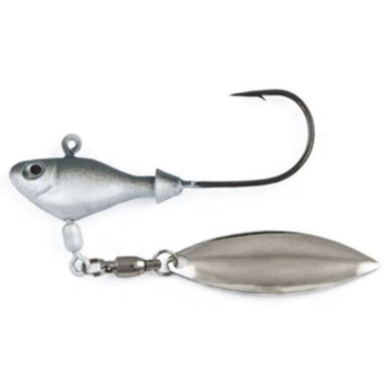 Fish Head Spin Underspin – 3/16 oz. – Green Albino