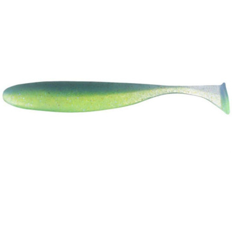 Keitech ES4 Easy Shiner 4” Swimbait 450 Electric Blue & Chartreuse