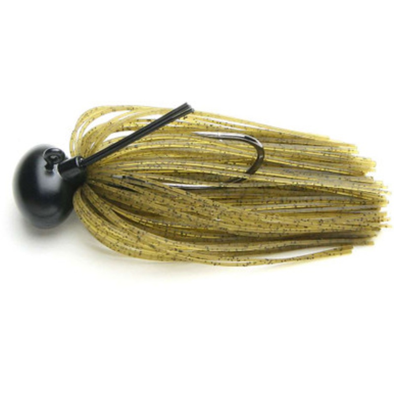 Keitech FT38 Tungsten Model II Football Jig 3/8 oz 101 Green Pumpkin PP