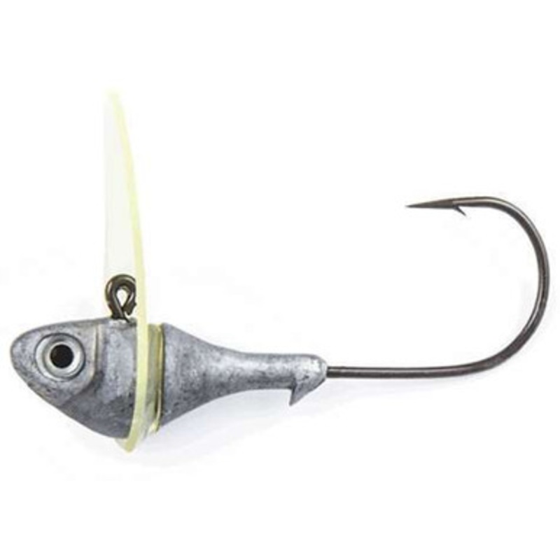 Fish Head Dude Jig Head – 1/2 oz. – Raw Shad