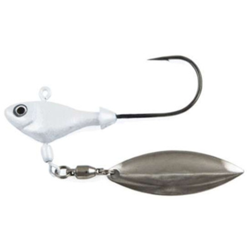 Fish Head Spin Underspin – 3/4 oz. – Pearl White