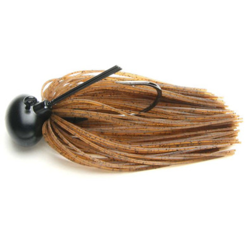 Keitech FT14 Tungsten Model II Football Jig 1/4 oz 105 Dark Green Pumpkin