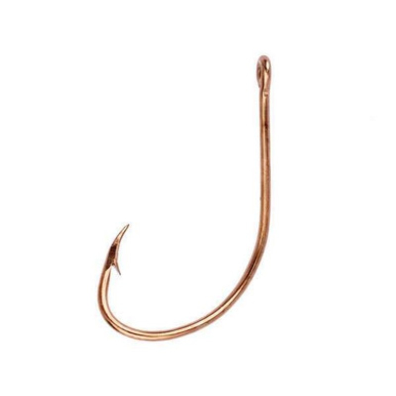 Eagle Claw Lazer Sharp Plain Shank Wide Bend Offset G-pk SM – Size 8