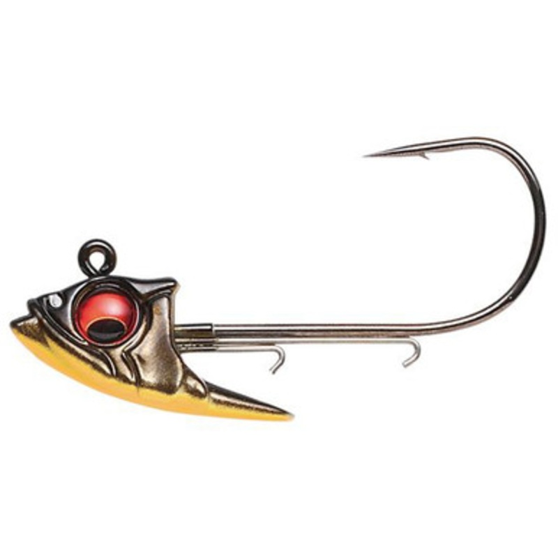 Megabass Body Balance Jig Head – 3/8oz – Deadly Black Shad