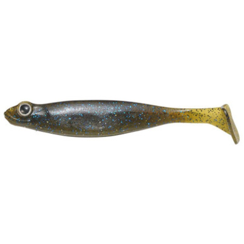 Megabass Hazedong Shad – 4.2in – Green Pumpkin Blue
