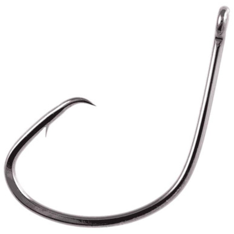 Owner Mutu Light Circle Hook – Black Chrome – 3/0 (5 Pack)