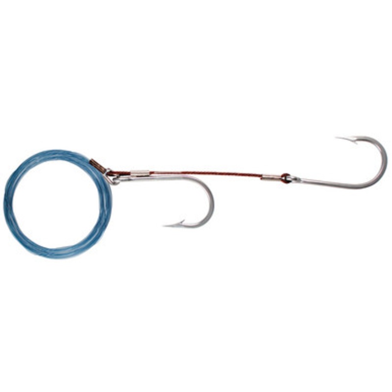 C&H Lures Double Hook 12/0 Stainless Steel Rigging Kit – 18 ft. – 400 lb.