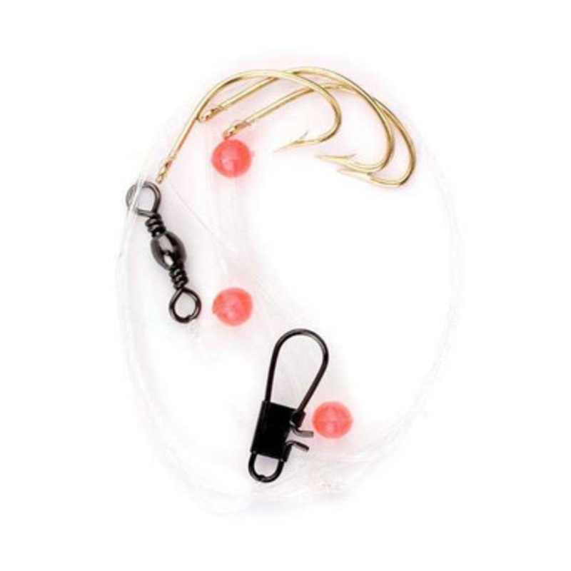 Eagle Claw Lazer Sharp L968 Pompano Kahle Triple Rigs – Size 2