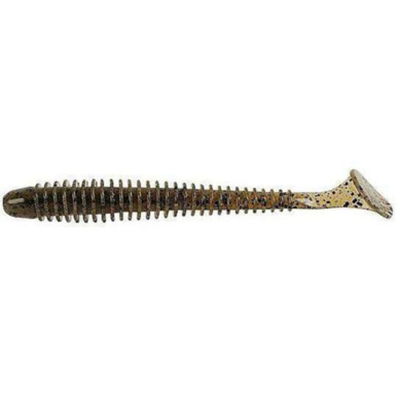 Keitech SW4 Swing Impact 4” Swimbait 101 Green Pumpkin PP