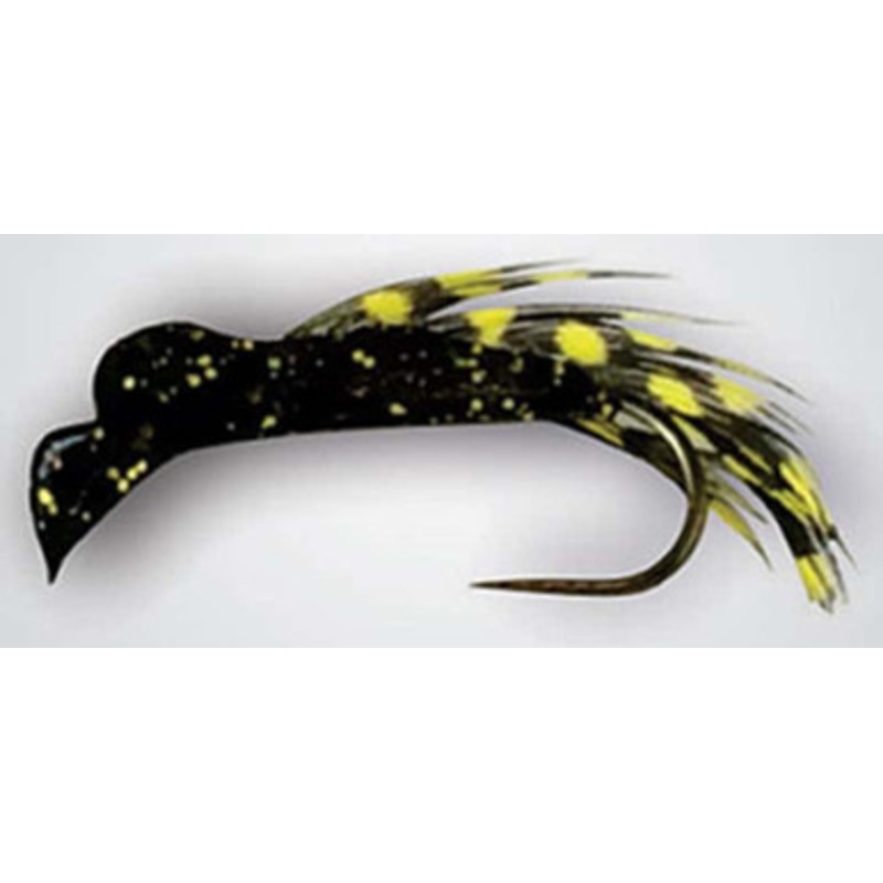 Lucky Bug #8 Bingo Bug Lure Black w/ Yellow(Loon Laker)