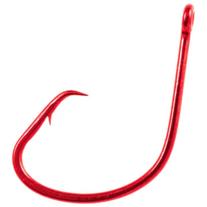 Owner Mutu Light Circle Hook – Red – 1/0 (7 Pack)