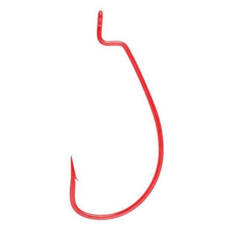 Eagle Claw Lazer Sharp L7092R Extra Wide Gap Worm Forged Hooks – 2/0