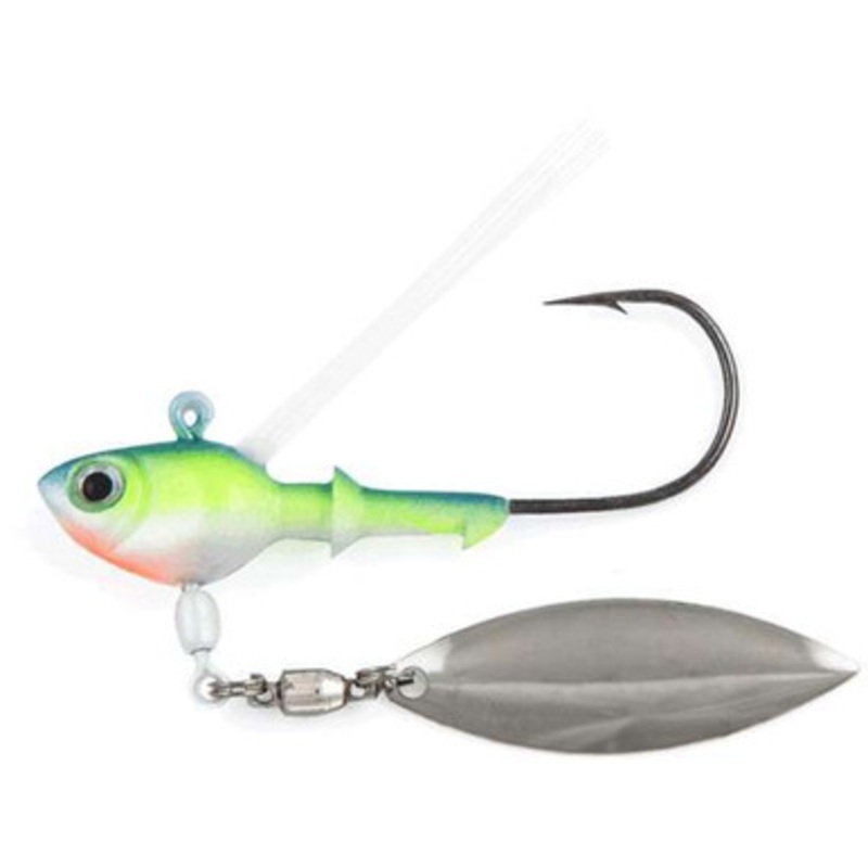 Fish Head Spin Weedless Underspin – 3/8 oz. – Sexy Shad