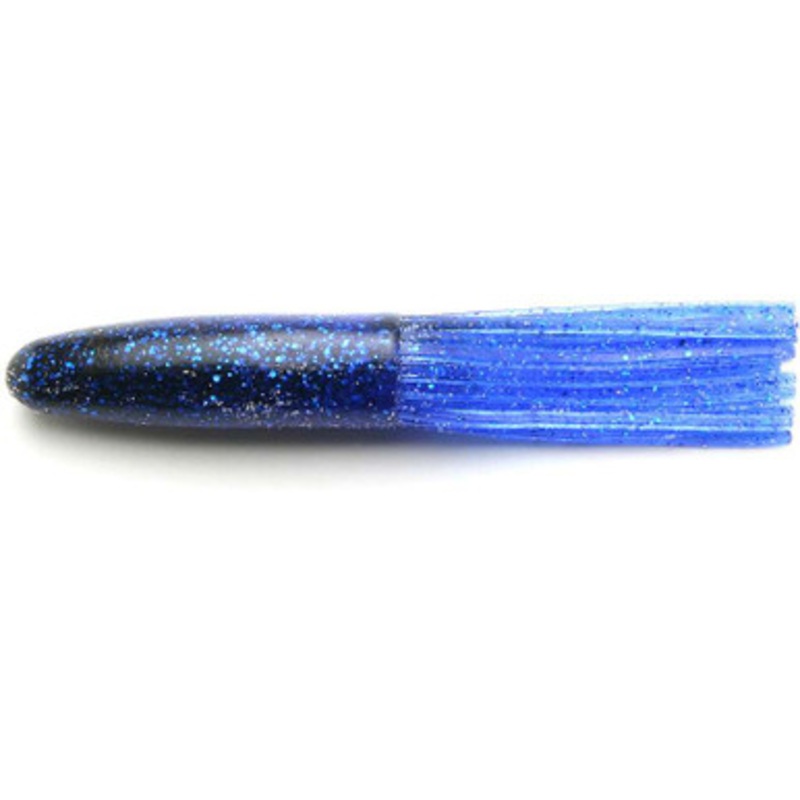 Keitech SCT425 Salty Core Tube 4.25” Soft Bait 502 Black / Blue