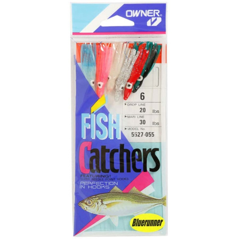 Owner 5527-055 Bluerunner Squid Sabiki Bait Catcher Rig