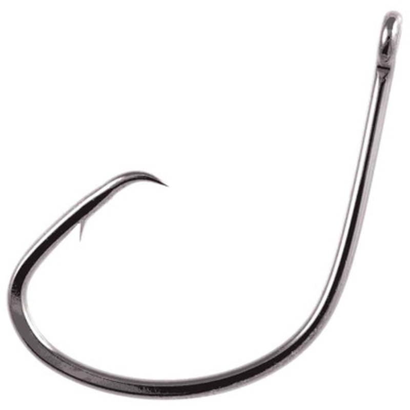 Owner Mutu Light Circle Hook – Black Chrome – 2/0 (34 Pack)