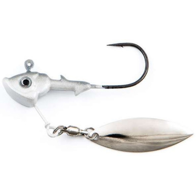 Fish Head Stand-Up Underspin – 1/4 oz. – Albino