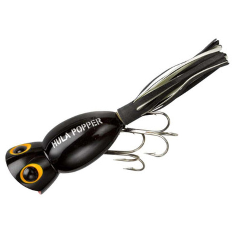 Arbogast G760 Hula Popper Lure G760-02 Black