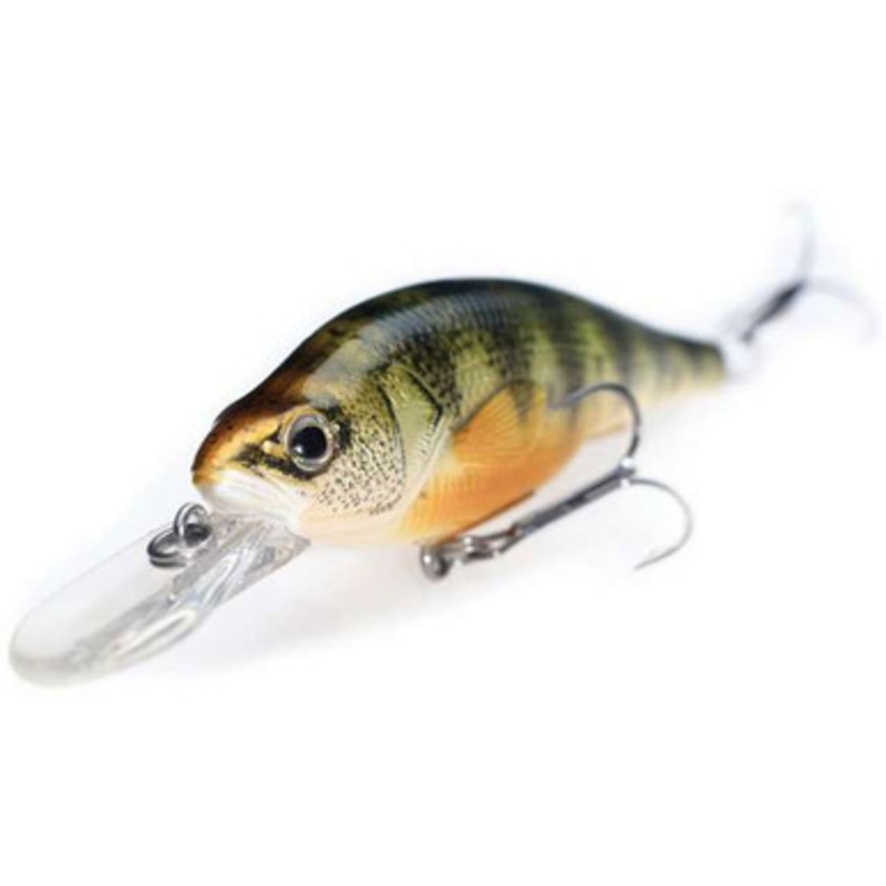 LIVETARGET Lures YPJ98D Yellow Perch Crankbait/Jerkbait 2-7/8 102 Metallic/Gloss