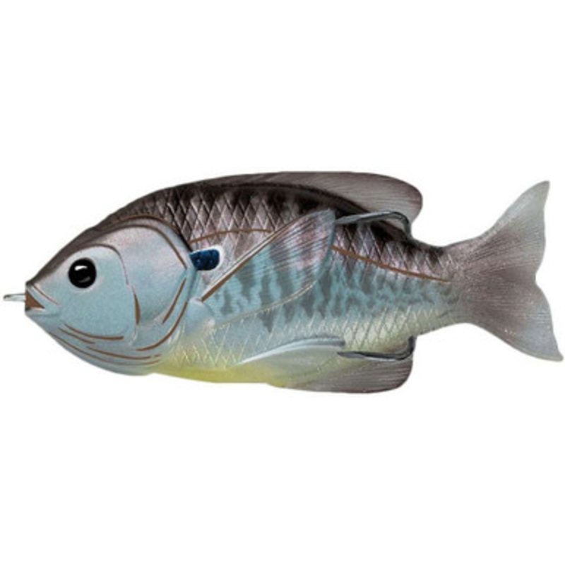 LiveTarget SFH90T5 Sunfish Hollow Body Top Water Lure Green/Bronze Pumpkinseed