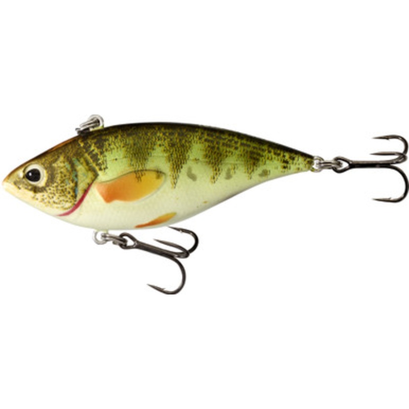 LIVETARGET Yellow Perch Rattlebait – 2-3/8in – Glow/UV