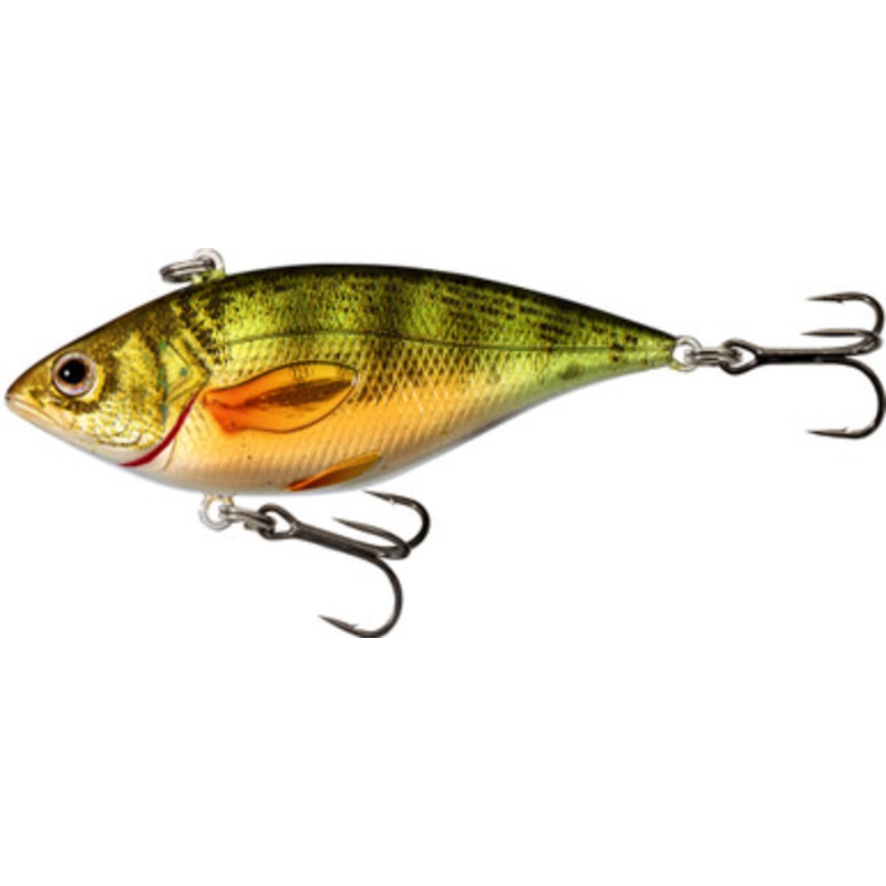 LIVETARGET Yellow Perch Rattlebait – 2in – Metallic/Gloss