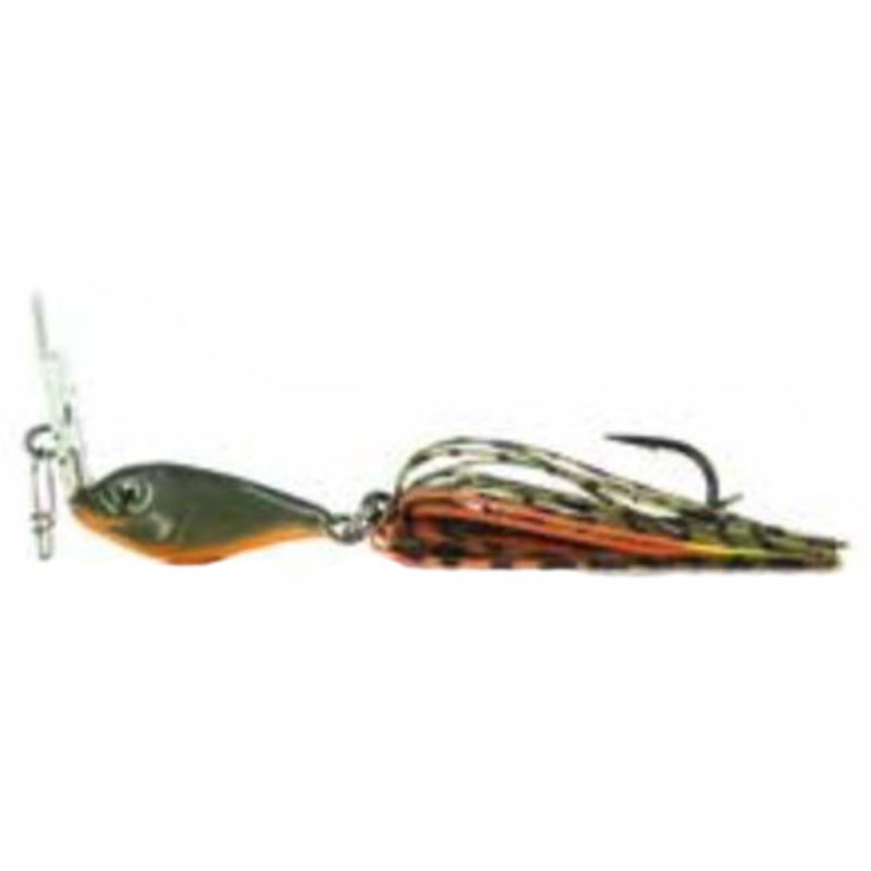 Molix Lover Skirted Vibration Jig – 1/2oz – Green Pumpkin Sunfish