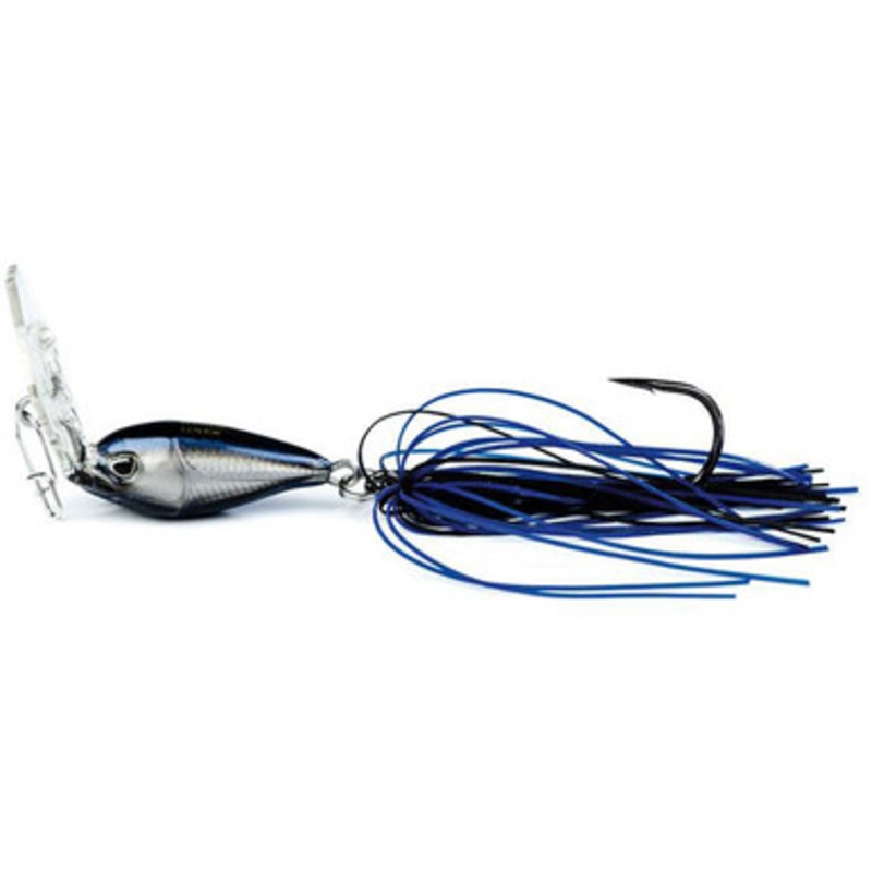 Molix Lover Skirted Vibration Jig – 3/8oz – Black/Blue