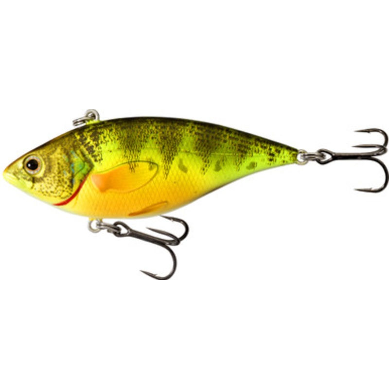 LIVETARGET Yellow Perch Rattlebait – 2-7/8in – Florescent/UV
